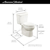 [221DB104.020] Colony® Two-Piece 1.28 gpf/4.8 Lpf Standard Height Round Front 10-Inch Rough Toilet Less Seat - White