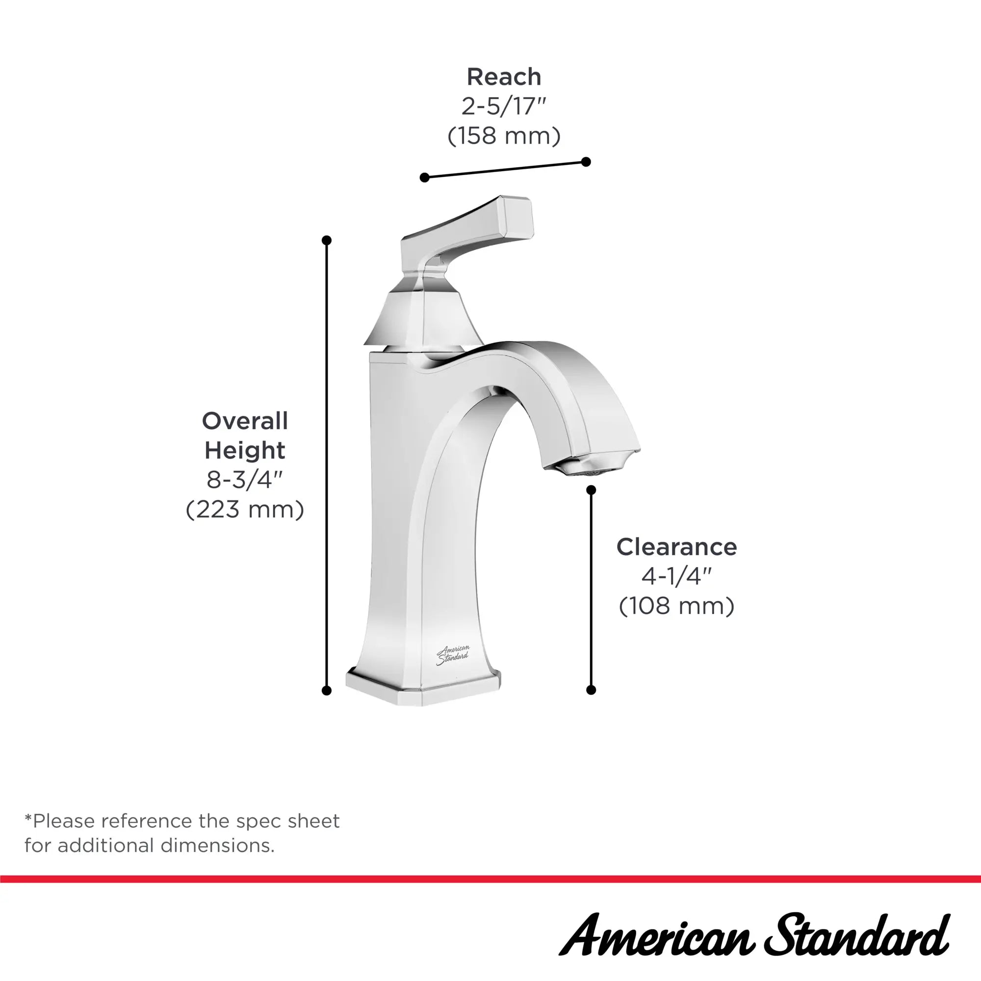 Crawford Single Hole Single-Handle Bathroom Faucet 1.2 gpm/4.5 L/min With Lever Handle // POLISHED CHROME // 67350_Crawford_Infographic_7612107_0001_SEP2025_1_CDNwebp.webp