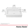 [77SB33220A.308] Delancey 33 x 22-Inch Cast Iron 4-Hole Undermount Single-Bowl Apron Front Kitchen Sink - Brilliant White