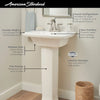 [0445100.020] Edgemere Center Hole Only Pedestal Sink Top and Leg Combination - White