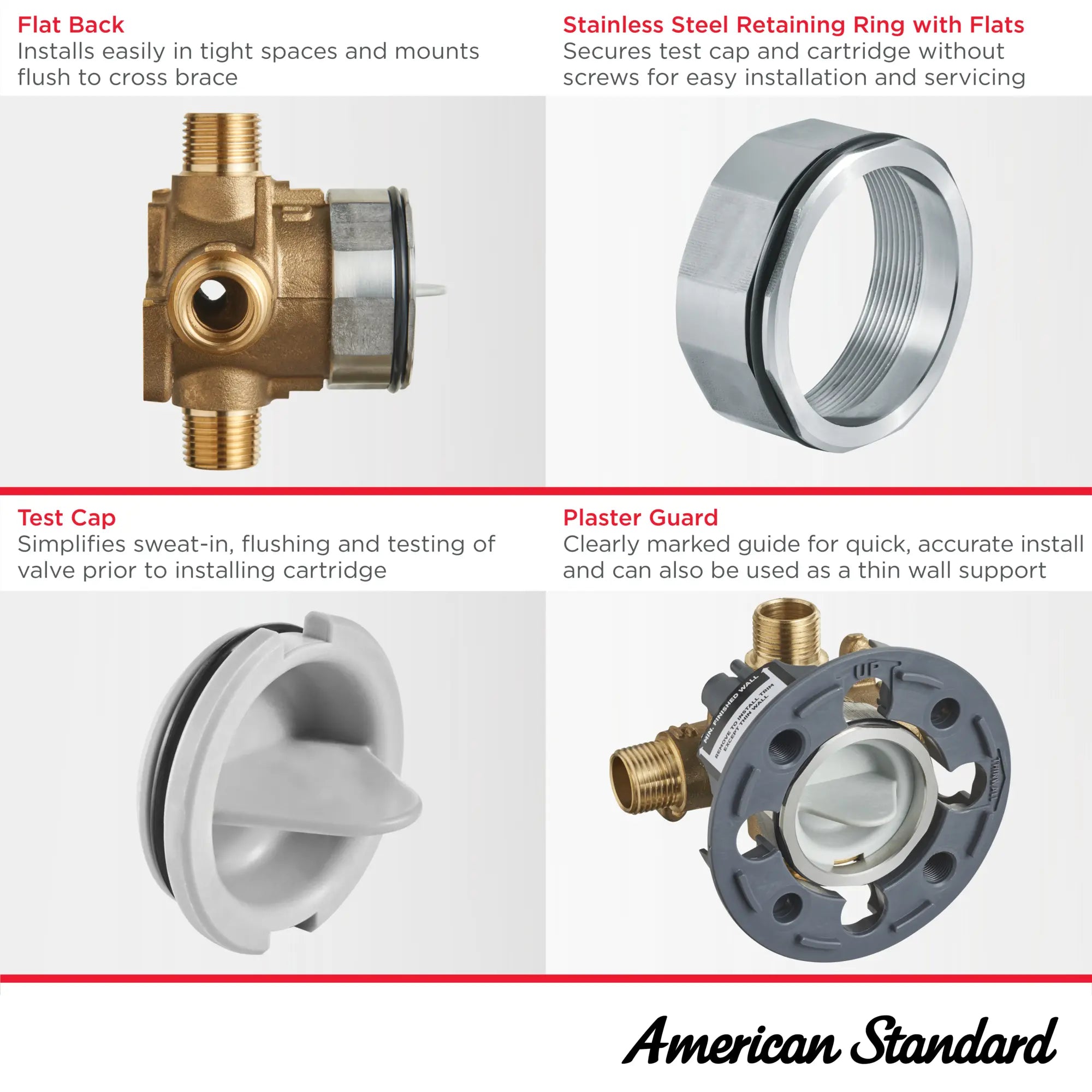 Flash® Shower Rough-In Valve With Universal Inlets/Outlets // NO FINISH // 67536_Flash_Infographic_PlasterGuard_0001_DEC2025_1_CDNwebp.webp