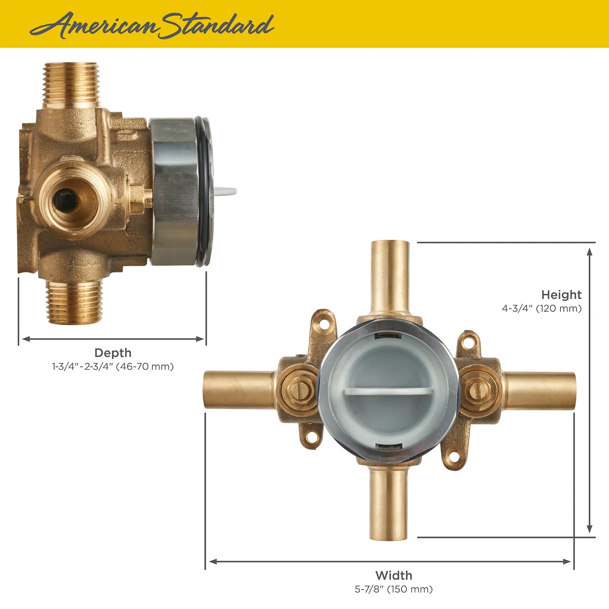Flash® Shower Rough-In Valve With Stub-Outs With Screwdriver Stops // NO FINISH // 67543_Flash_Valve_RU102SS_Info_3_0_CDNwebp.webp