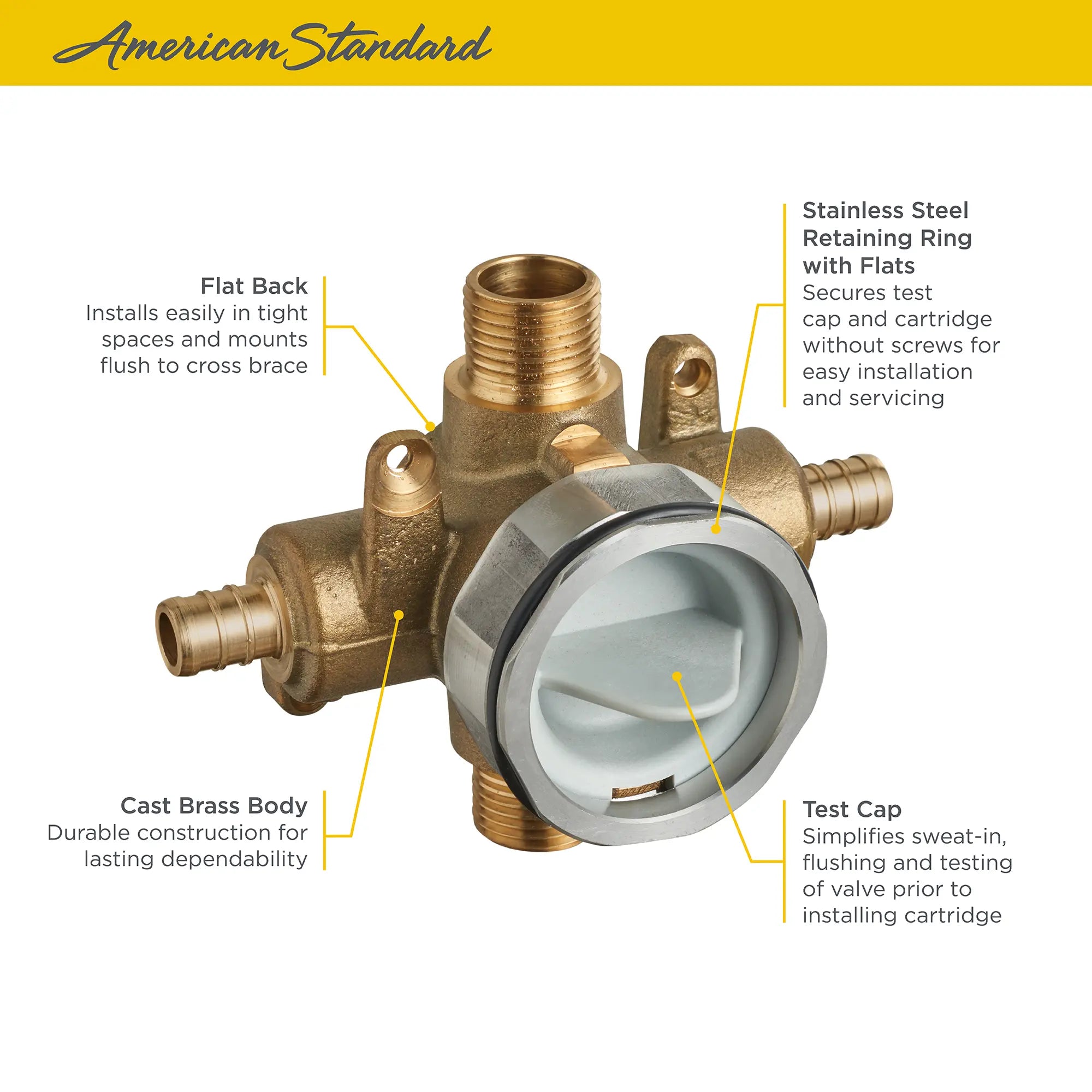 Flash® Shower Rough-In Valve With PEX Inlets/Universal Outlets for Crimp Ring System // NO FINISH // 67567_Flash_Valve_RU107_Info_1_0_CDNwebp.webp