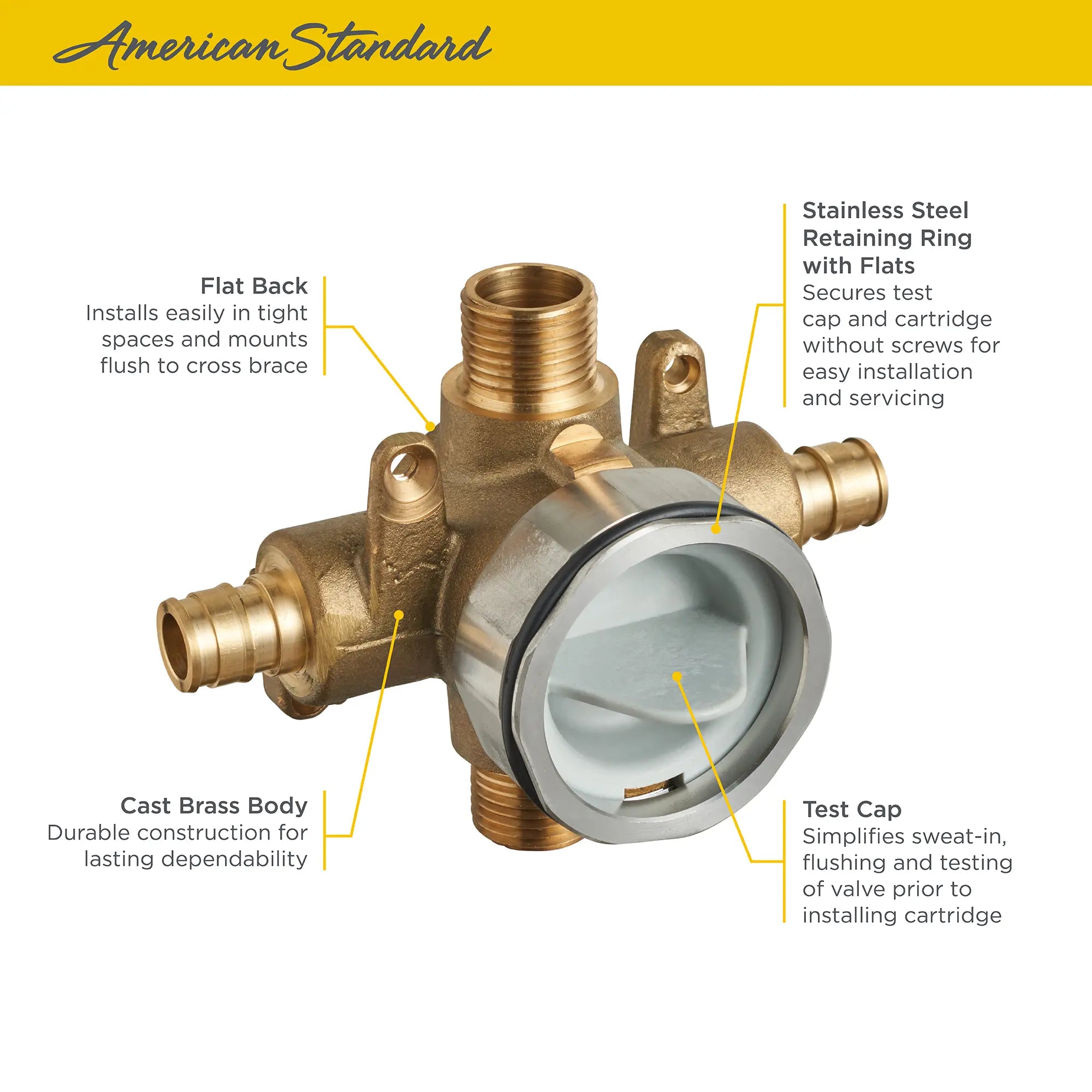 Flash® Shower Rough-In Valve With PEX Inlets/Universal Outlets for Cold Expansion System // NO FINISH // 67585_Flash_Valve_RU108_Info_1_0_CDNwebp.webp