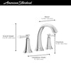 [7617807.243] Glenmere 8-Inch Widespread 2-Handle Bathroom Faucet 1.2 gpm/4.5 L/min With Lever Handles - Matte Black