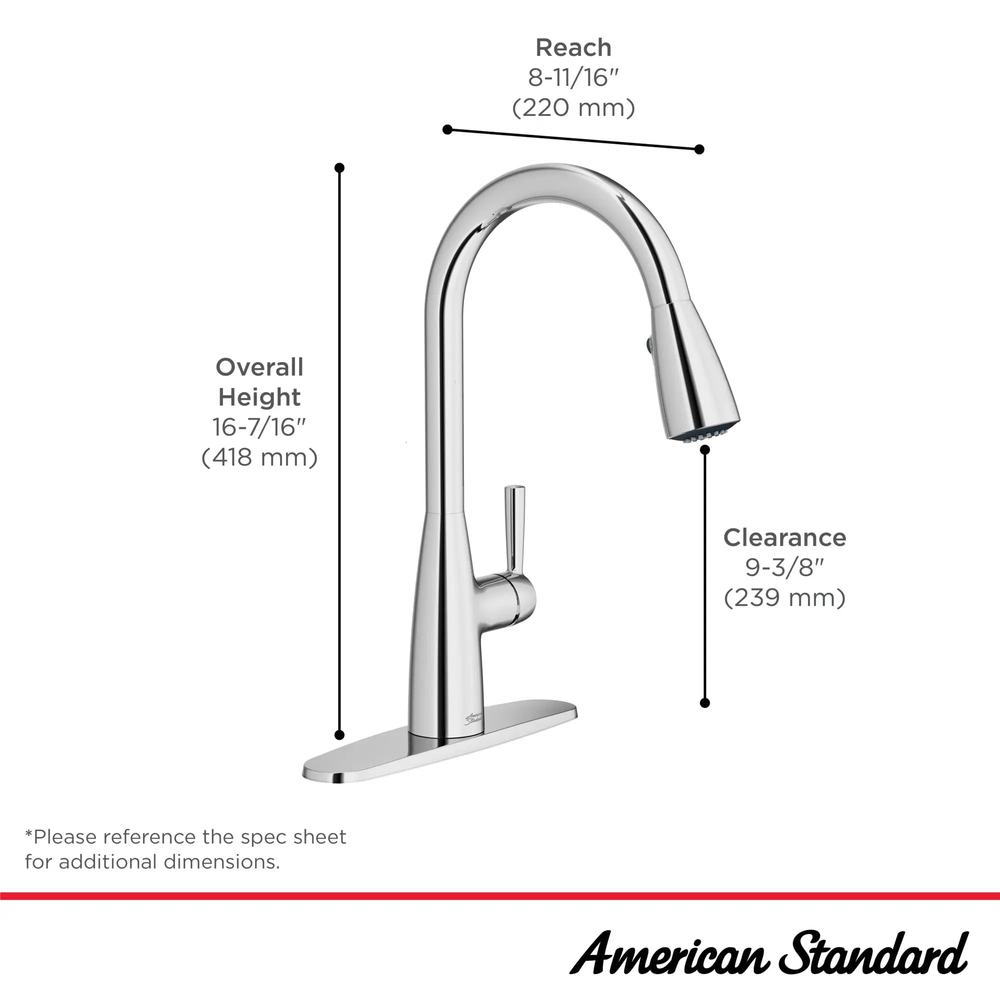 Hillsdale Single-Handle Pull-Down Dual Spray Kitchen Faucet // POLISHED CHROME // 67675_Hillsdale_Infographic_7617300_0001_SEP2025_1_CDNwebp.webp