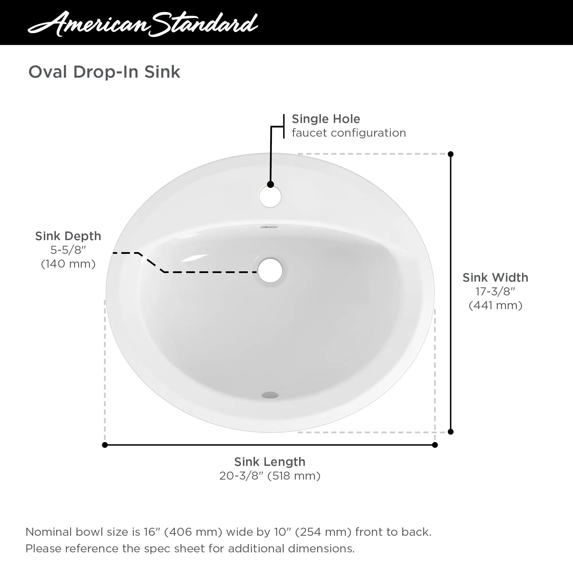 Reliant® Oval Drop-In Sink, Single Hole // WHITE // 67746_AS_Reliant_Oval_DropIn_Sink_0475247_Info_0_CDNwebp_77670c94-78c1-484b-88bf-63ee0cf43c2a.webp