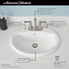 [0475220.020] Reliant® Oval Drop-In Bathroom Sink, 8 in. Widespread Holes - White