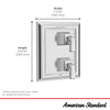 [TU455740.295] Town Square® S 2-Handle Integrated Shower Diverter Trim Only - Brushed Nickel