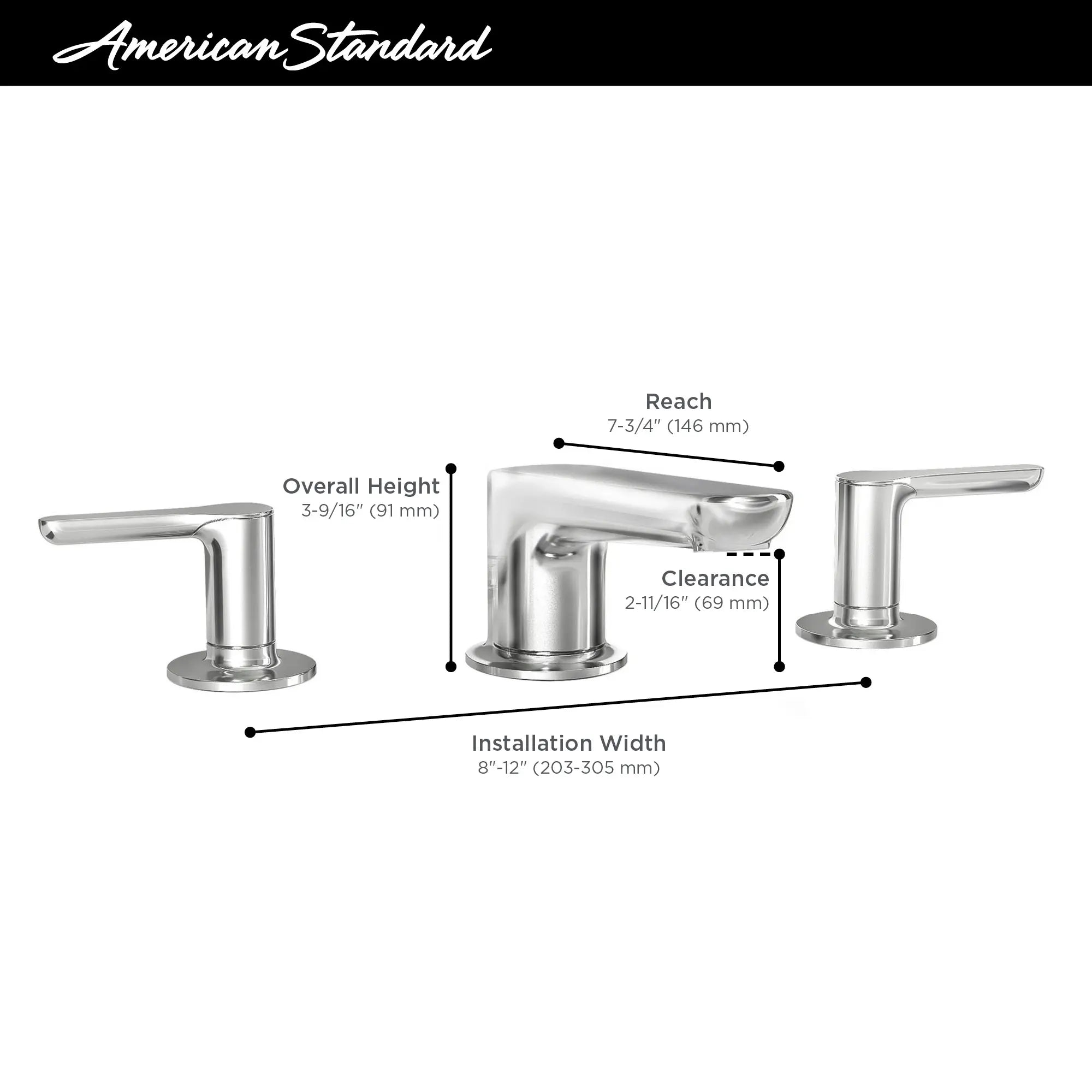 Studio® S Widespread Low Spout 2-Handle Bathroom Faucet 1.2 gpm/4.5 L/min With Lever Handles // POLISHED CHROME // 67953_AS_Studio_S_7105857_Infographic_0_CDNwebp.webp