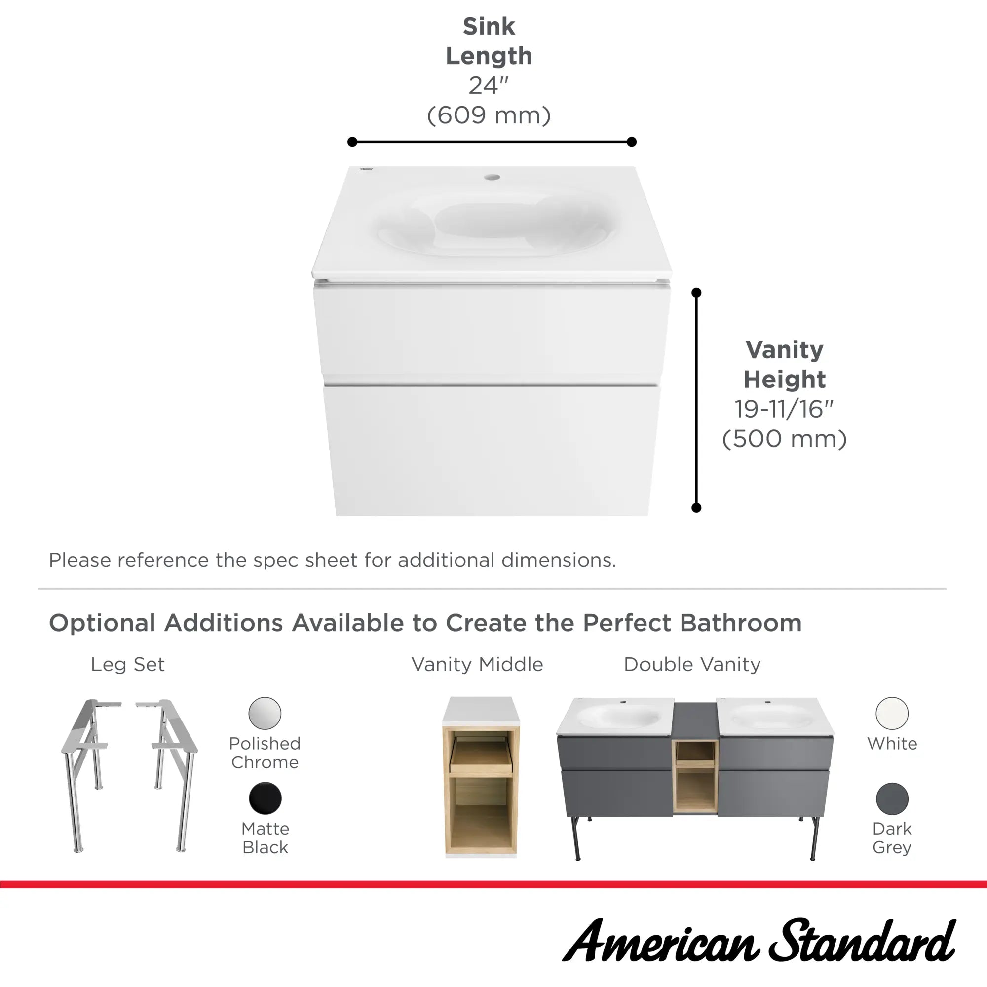 Studio® S 24-Inch Vanity // 24 IN / DARK GREY // 68016_StudioS_Infographic_1297001_8725024_0001_SEPT2025_1_CDNwebp.webp