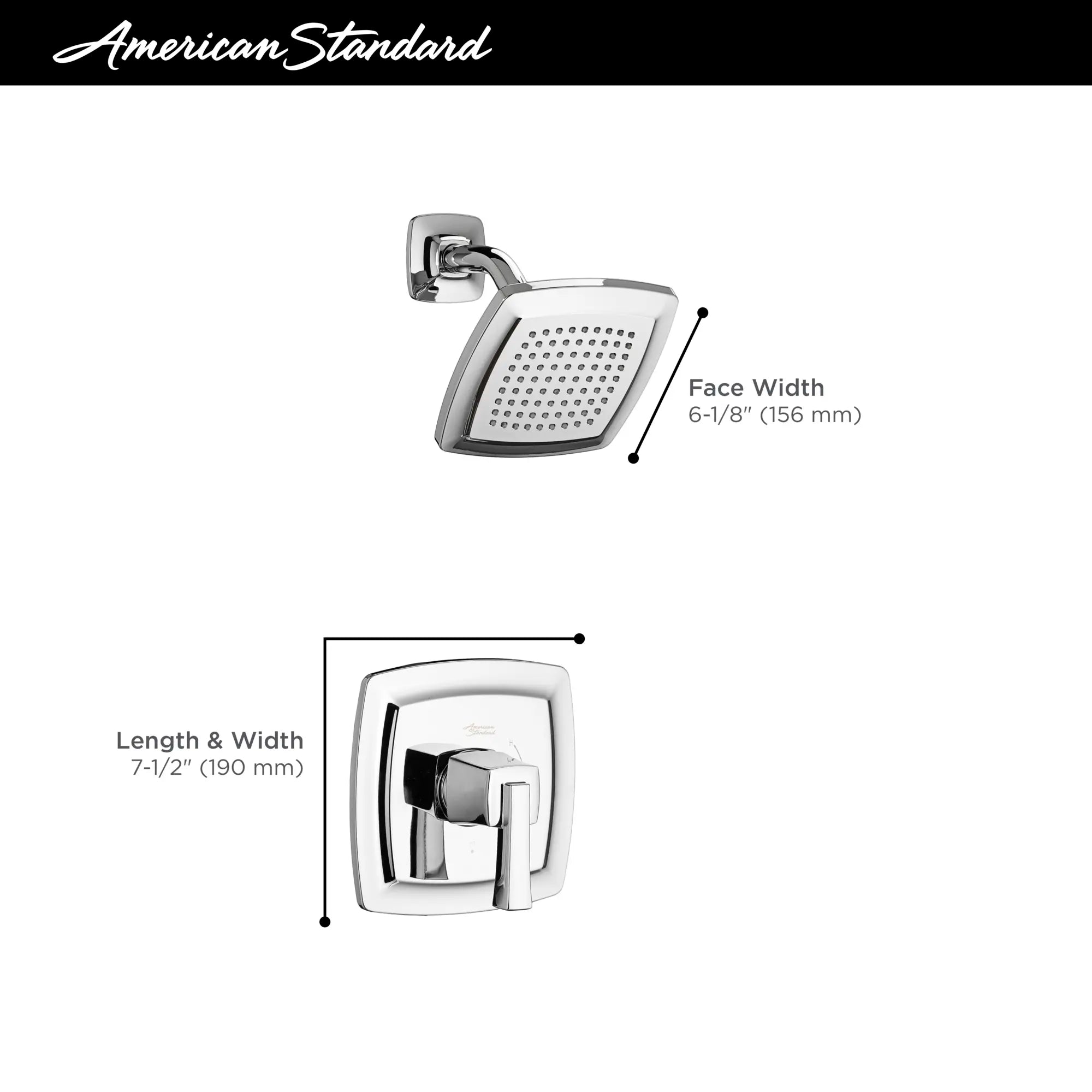 Townsend® 2.5 gpm/9.5L/min Shower Trim Kit With Rain Showerhead, Double Ceramic Pressure Balance Cartridge With Lever Handle // SHOWER / 2.5 GPM / POLISHED CHROME // 68187_2019_AS_Townsend_Showers_Infographics_F4_0_CDNwebp.webp
