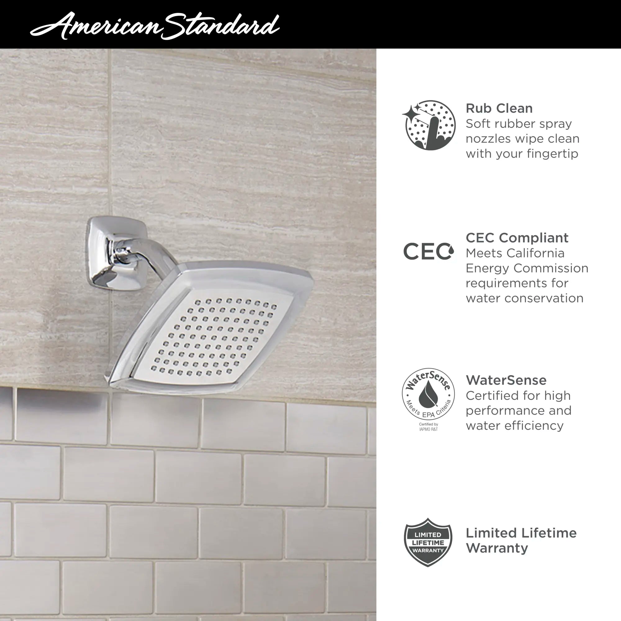 Townsend® 6-Inch 2.5 gpm/9.5 L/min Fixed Showerhead // POLISHED CHROME // 68189_2019_AS_Townsend_Showers_Infographics_F5_0_CDNwebp.webp
