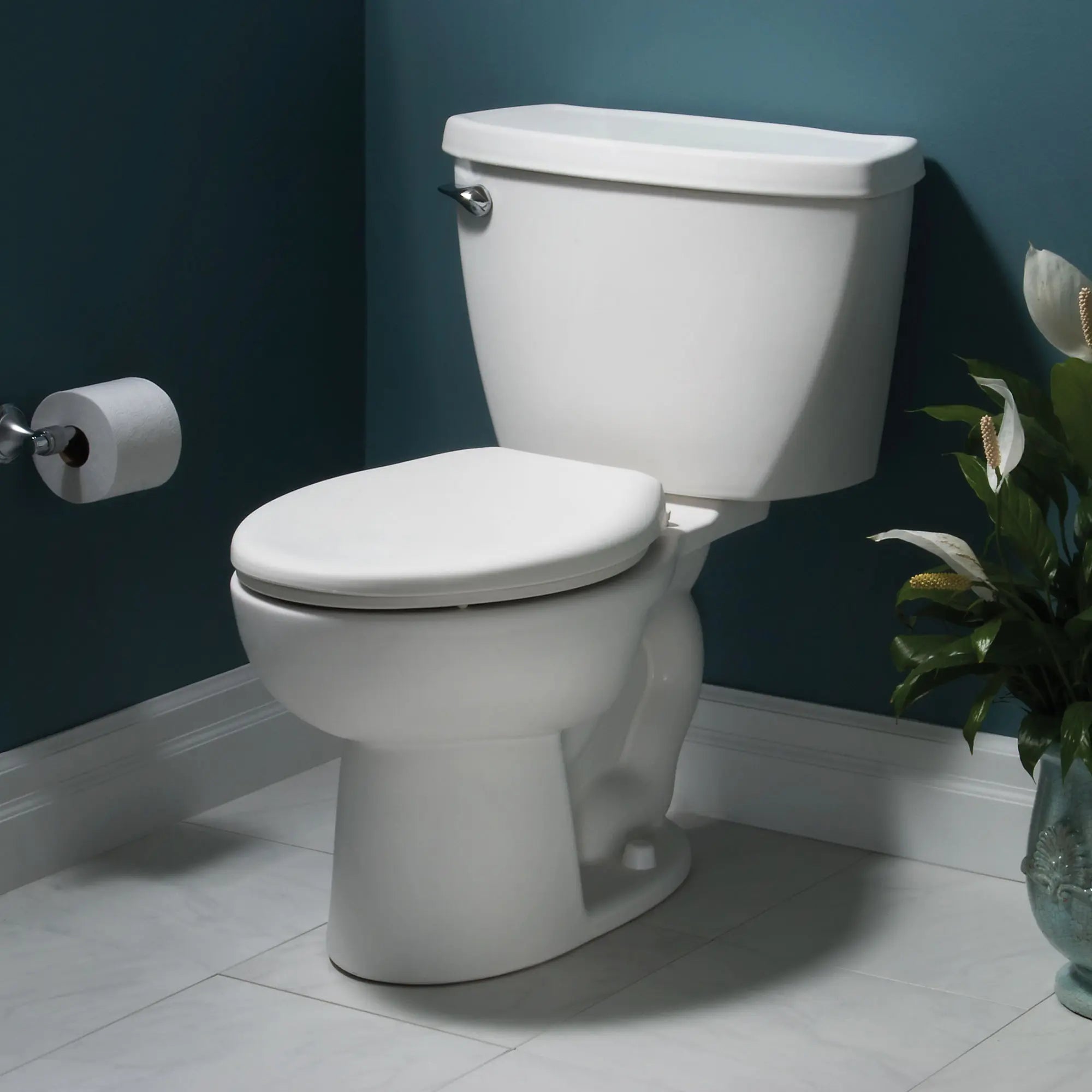 Cadet® Two-Piece Pressure Assist 1.1 gpf/4.2 Lpf Elongated EverClean® Toilet // WHITE // 70510_B-2462100001_CDNwebp.webp