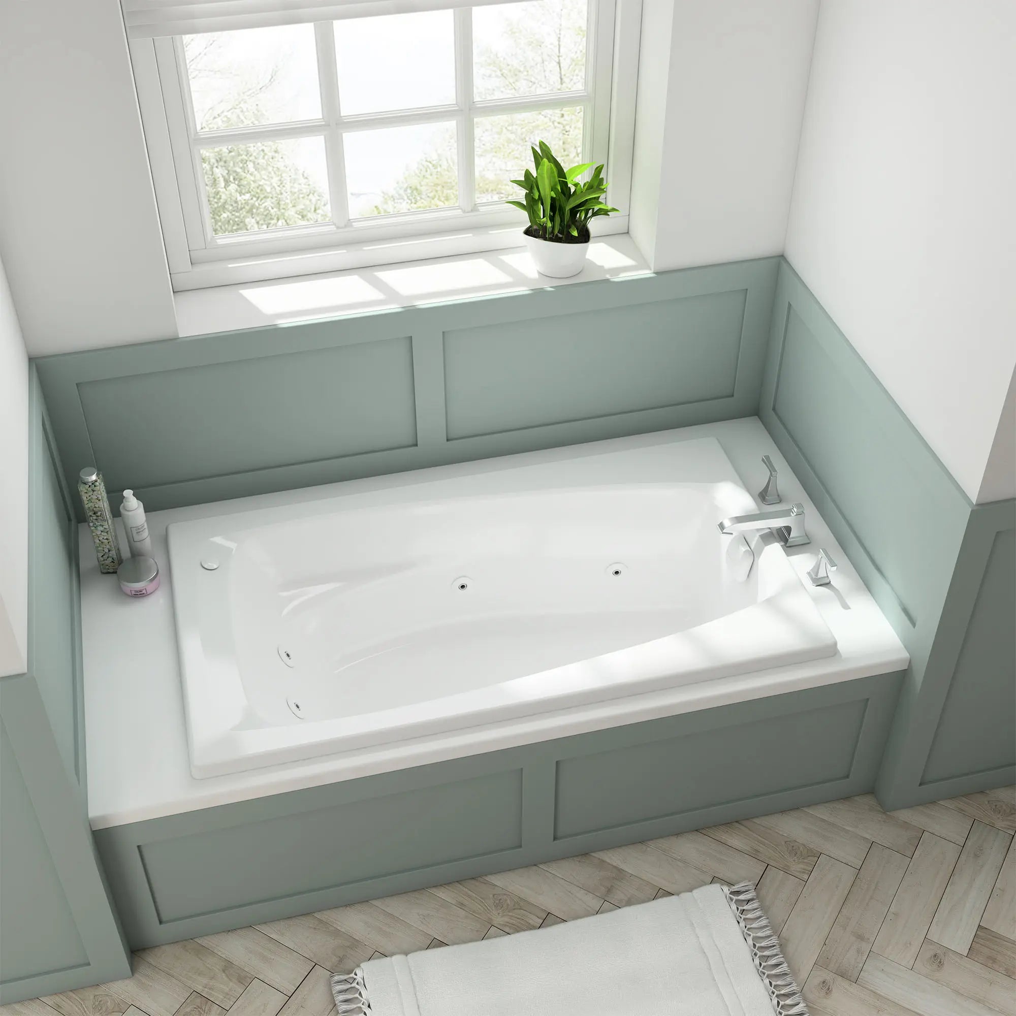 Mainstream 60in x 32in 6-Jet Drop-In Whirlpool Tub // WHITE // 71592_B-2949LC.020_2_CDNwebp.webp