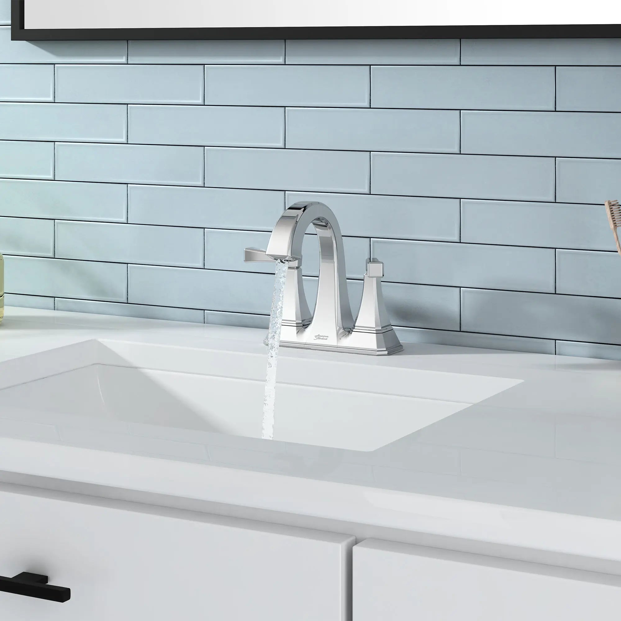 Westerly® 4-Inch Centerset 2-Handle Bathroom Faucet 1.2 gpm/4.5 L/min With Lever Handle // POLISHED CHROME // 74924_B-7012201002_1_CDNwebp.webp