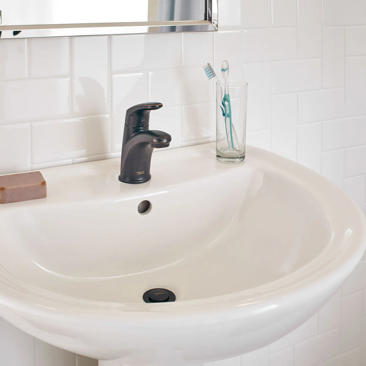 Colony® PRO Single Hole Single-Handle Bathroom Faucet 1.2 gpm/4.5 L/min With Lever Handle // LEGACY BRONZE // 76357_B-7075100278_CDNwebp.webp