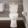 [708AA101.020] Vormax Plus 1.28 GPF/4.8 LPF Left Trip Lever 16-1/2-in. Elongated-Front Self-Cleaning Toilet with Seat - White