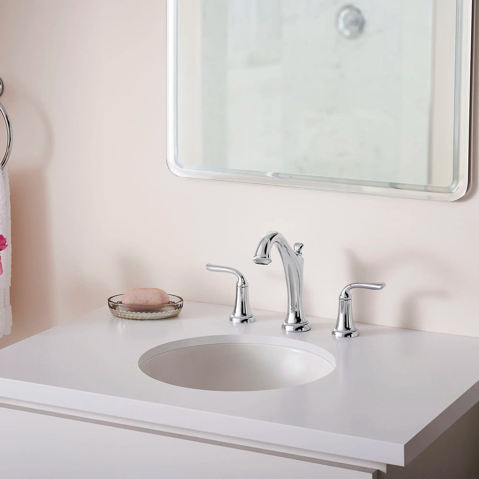 Patience® 8-Inch Widespread 2-Handle Bathroom Faucet 1.2 gpm/4.5 L/min With Lever Handles // POLISHED CHROME // 76894_B-7106801002__1__CDNwebp.webp