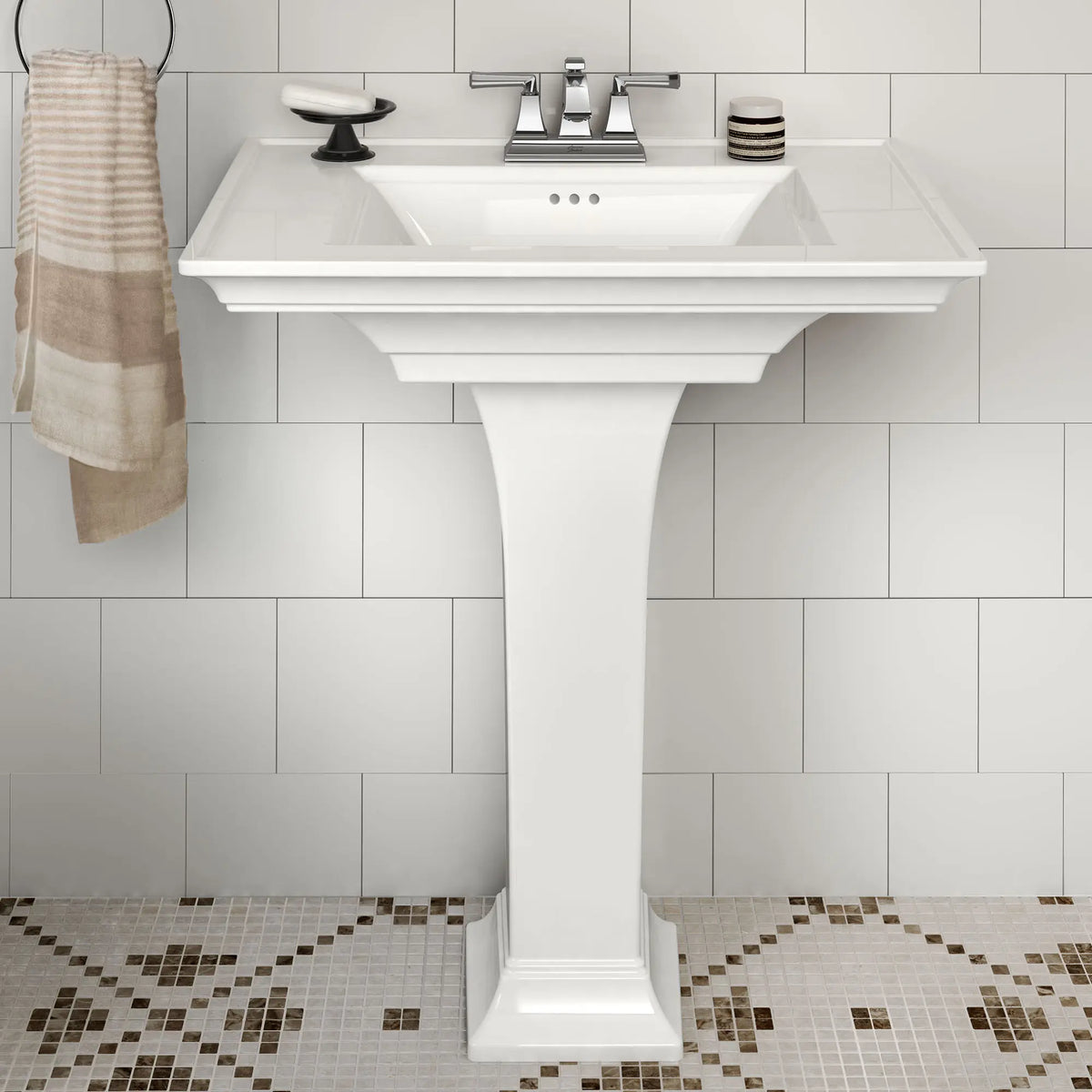 Town Square® S 4-Inch Centerset Pedestal Sink Top and Leg Combination