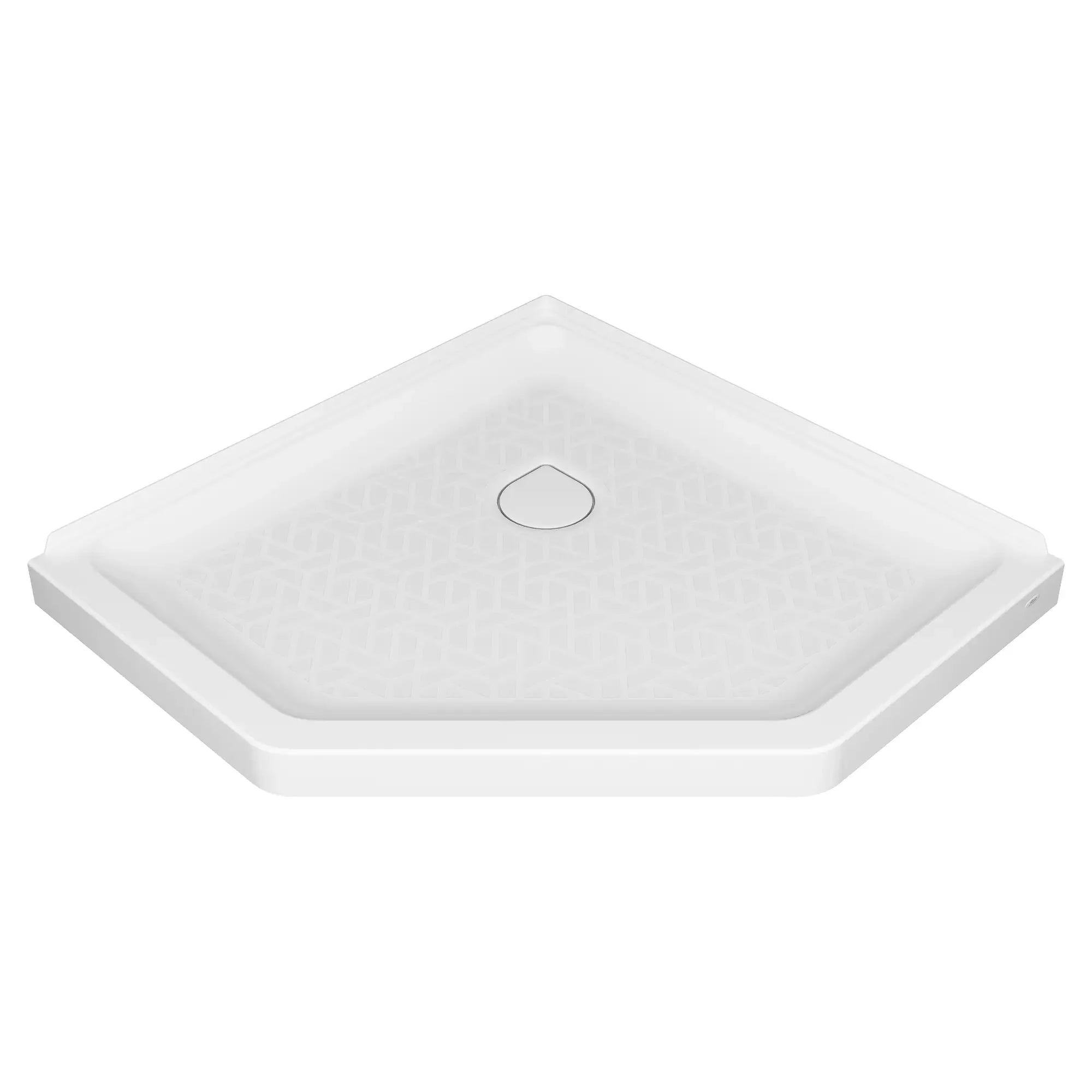 Ovation Curve 38-inch Neo-Angle Base with Center Drain Outlet // ARCTIC // 80844_B8017A-ST3.011_1_CDNwebp.webp