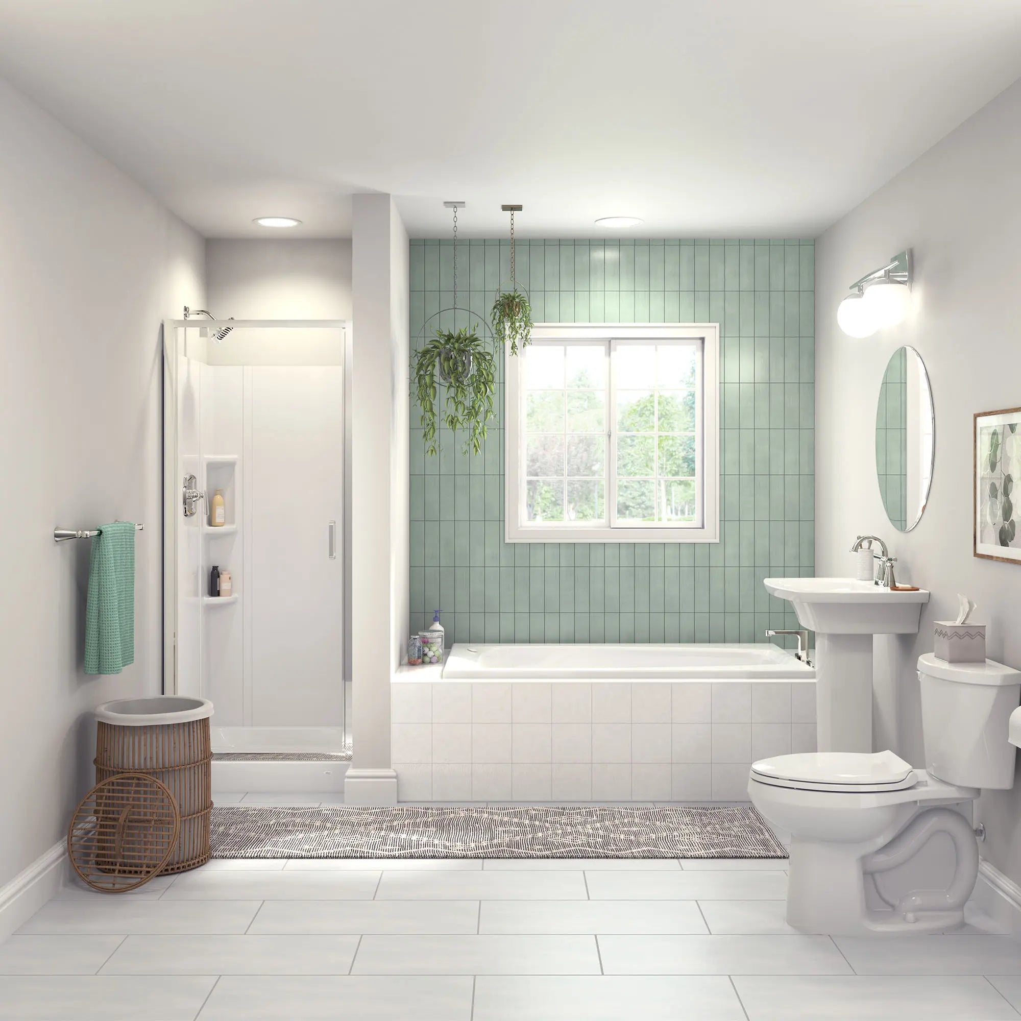 Mainstream 32 In. x 72 In. Shower Door // SILVER SHINE // 83082_B-AM00842400.213_A8018T-COI.011_2950SWT32.011_TU018507.002_CDNwebp.webp