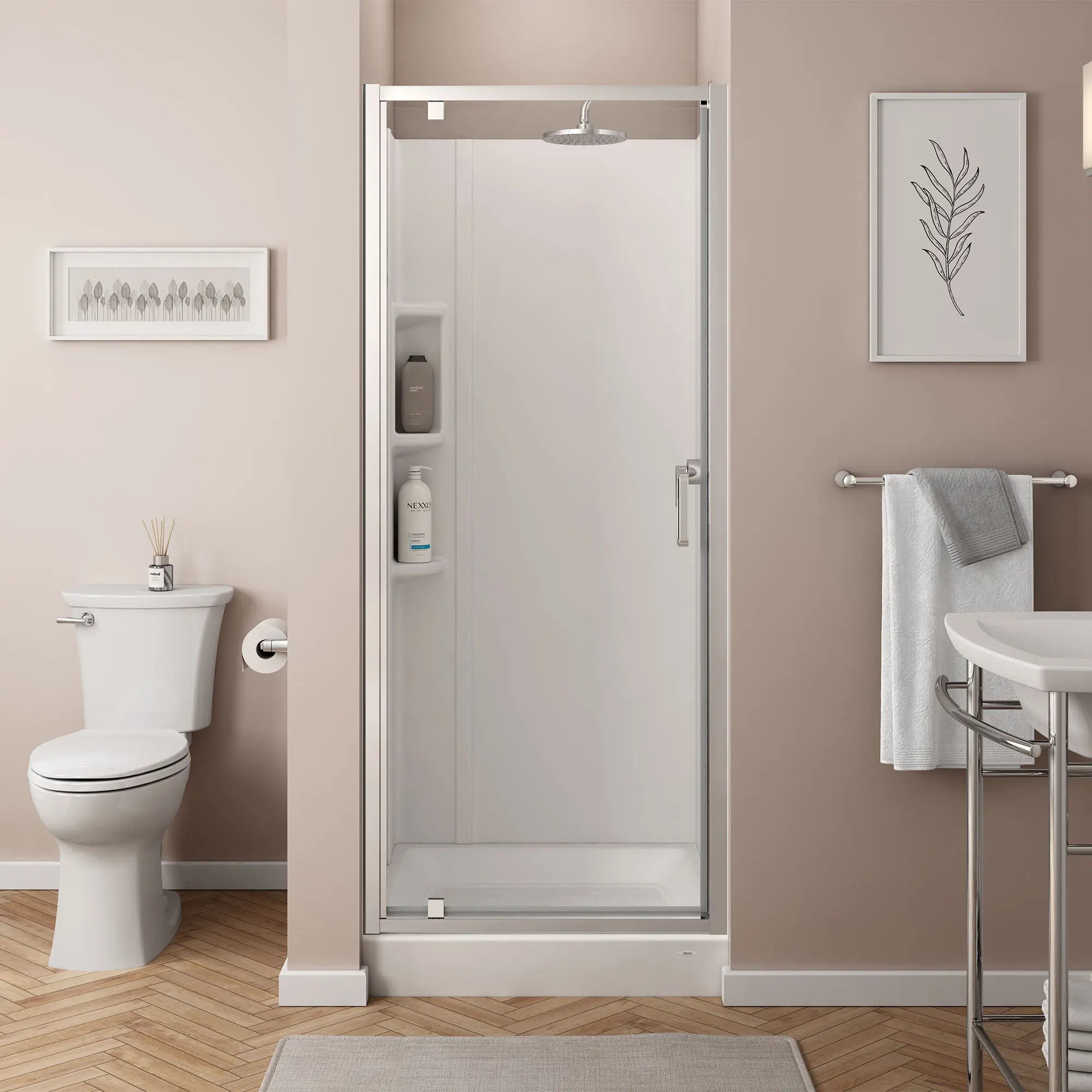 Mainstream 32 In. x 72 In. Shower Door // SILVER SHINE // 83091_B-AM00842400213_2950SWT32011_A8018TCOI011_CDNwebp.webp