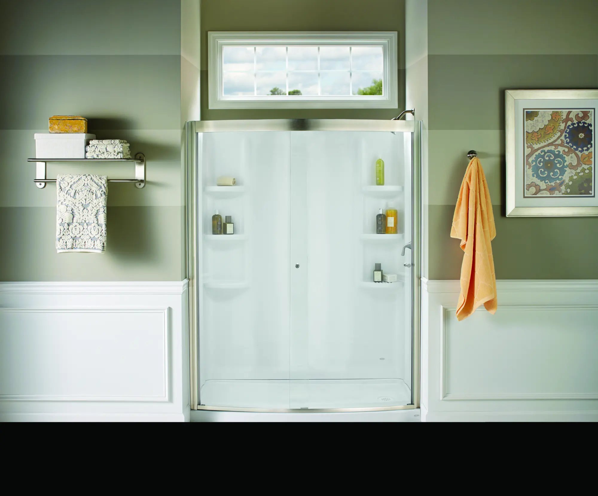 Ovation 72-Inch High Curved Framed Shower Door // BRUSHED NICKEL // 83139_B-AM00560400295_CDNwebp.webp