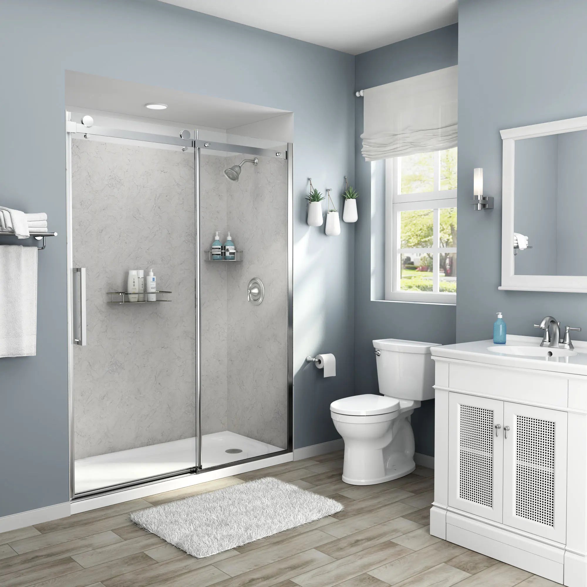 Champion 4 MAX 1.28 GPF/4.8 LPF Left Trip Lever 16-1/2-in. Round-Front Toilet with Slow Close Seat // WHITE // 86572_B-P2971SWT374_3186128ST020_CDNwebp_9fcc000f-6935-4373-b166-90575957fc09.webp