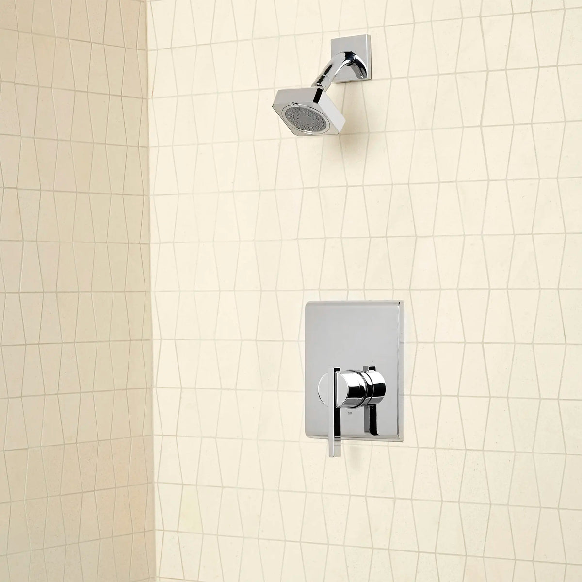 Times Square® 1.75 gpm/6.6 L/min Shower Trim Kit With Water-Saving Showerhead, Double Ceramic Pressure Balance Cartridge With Lever Handle // POLISHED CHROME // 88081_B-TU184507002_CDNwebp.webp
